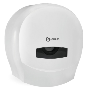 Грасс / Grass Пластиковый диспенсер для туалетной бумаги, белый.